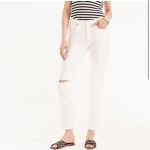 NWT J.Crew Vintage Straight Raw Hem Jeans